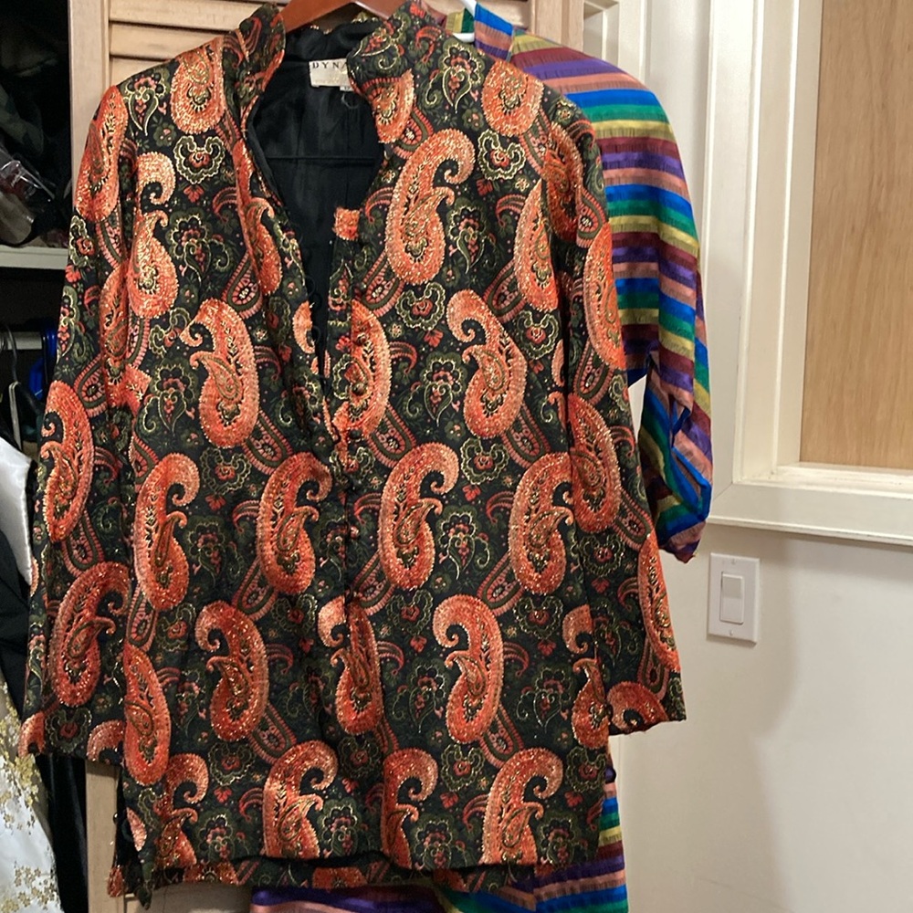 Authentic 1960’s Metallic Brocade Jacket As Seen